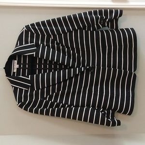 Evan-Picone Black & White KnitbJacket